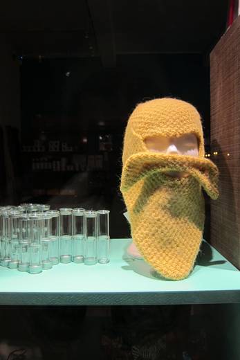This knit cap/mask is perfect for Movember!