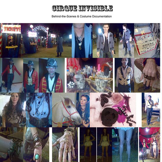 Cirque Invisible behind-the-scenes and costume documentation