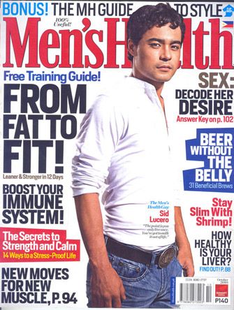 Sid Lucero for Mens Health