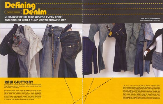 Playboy Magazine: Defining Denim |Photographer: Lilen Uy