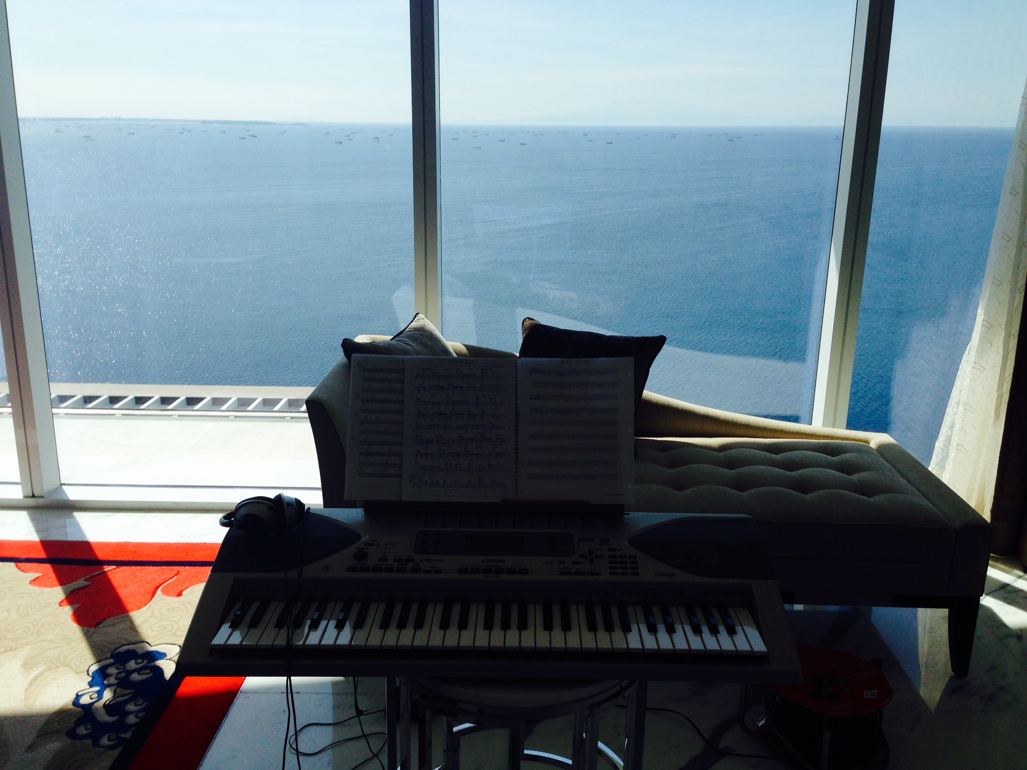 Songwriting with a breath-taking view.